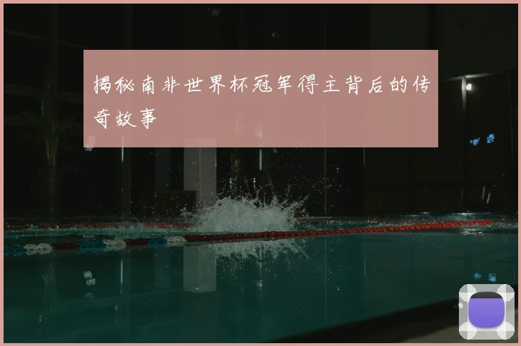 揭秘南非世界杯冠军得主背后的传奇故事